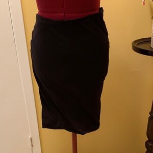 Black Label Classic Black Pencil Skirt